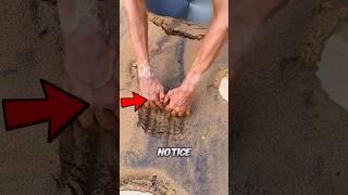 He noticed it while walking on the beach His life changed! 