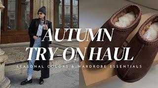 AUTUMN TRY-ON HAUL | Massimo Dutti, COS, Sézane, W Concept, Arket, H&M, Levi’s & UGG