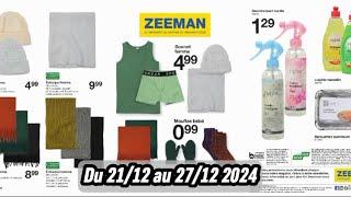 Nouveau catalogue  ZEEMAN #zeeman du 21/12 au 27/12 2024 France 