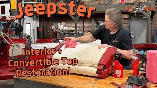 Restoring the Jeepster's Interior and Convertible Top - Stacey David's Gearz S18 E3