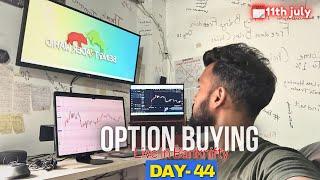 ️ High Volatile, profit or Loss ️ | 11th July | Live Option Trading in Banknifty