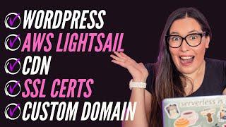 Instalar un sitio de Wordpress en AWS con Dominio, CDN y SSL usando Amazon Lightsail