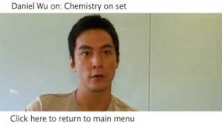 Daniel Wu on: Chemistry on set