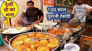 Pushkar famous Desi Ghee ka Maalpua | Rajasthan Street Food | khane ka shaukeen | Street Food India