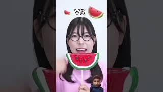 Big Watermelon Vs Small Watermelon Eating Challenge #shorts#trending#ytshorts#humanitychallenge