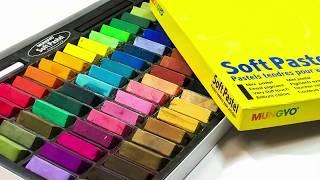 Mungyo Soft Pastel 64 set review and pastel demonstration