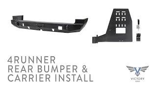 4Runner Rear Strike Bumper & Adventure Carrier Install