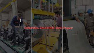 【2024 KINGREAL Project】Roll Forming Machine | Coil Slitting Machine | Metal Ceiling Tile Machine