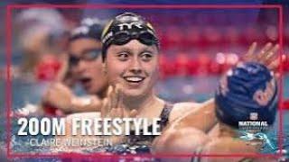 Paris Olympic Games Team USA  Clair Weinstein  women's 200M  Freestyle. Update see description.