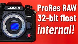 LUMIX GH7 — Internal ProRes RAW, 32-bit Float audio, and PDAF!