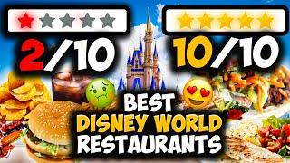 The BEST DISNEY WORLD RESTAURANTS in EACH THEME PARK!