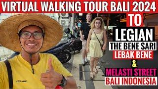 Virtual walking tour in Bali, Legian street The Benesari, Lebak Bene and Melasti street Bali 2024