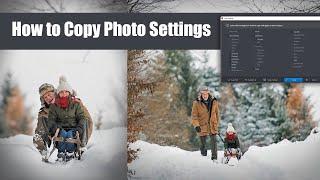 How to Copy & Paste Photo Settings in PhotoWorks