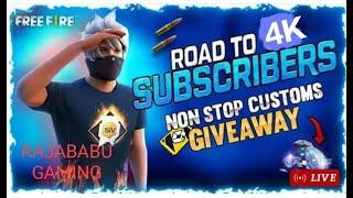 FREE FIRE LIVE GIVEAWAY CUSTOM ROOM | FF LIVE TEAM CODE GIVEAWAY| FREE FIRE MAX LIVE ||