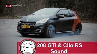 Sound: Peugeot 208 GTi by Peugeot Sport & Renault Clio RS Trophy