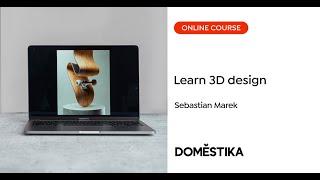 3D Design: Creation of a Surreal Skateboard Sculpture - A course by Sebastian Marek | Domestika