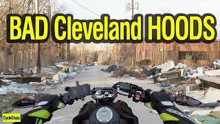 WORST Cleveland Ohio Neighborhoods | EAST Cleveland MotoVlog