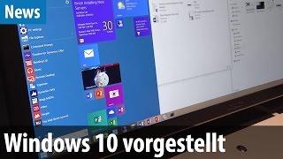 Windows 10 Preview vorgestellt - mit Download-Link | deutsch / german