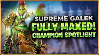 Supreme GALEK Is The GOAT!! Champion Spotlight Raid Shadow Legends [Test Server]