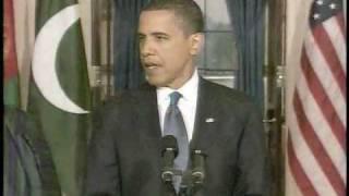 Obama Holds First Summit with Karzai, Zardari