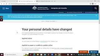 How To Update Your Passport or Personal Details on Australian Visa and Immigration systems