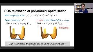 MoCaO Lectures 2023: Polynomial optimisation - Lecture 2 by James Saunderson