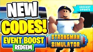 *NEW* ALL WORKING CODES FOR Strongman Simulator IN JUNE 2024! ROBLOX Strongman Simulator CODES