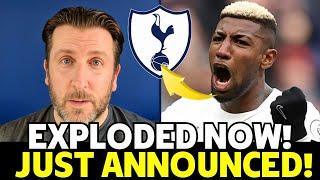 EXPLODED NOW! AMAZING CONFIRMATION! NO ONE COULD EXPECT! TOTTENHAM TRANSFER NEWS! SPURS LATEST NEWS!