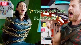 Thor and Loki bloopers 