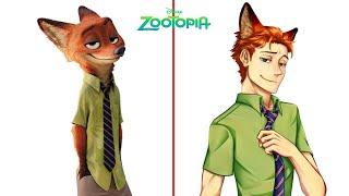 Zootopia Characters Reimagined As Human Version