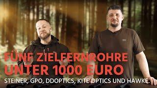 Top 5 Zielfernrohre unter 1000 Euro für Jäger in 2024 - Steiner, GPO und mehr unter der Lupe.