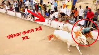 घोडेस्वार कमाल आहे राव | Bailgada sharyat Video | Naad bailgadyacha | Bull Race India