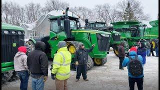 Ron and Gary Vogt Farm Retirement Auction Today in Spring Valley, MN - Tractors/Combines/Planter