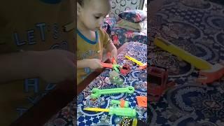 Azlan playing with tool set #azlanvlogs #viralvideo #shorts #toys #car #toolset #tools