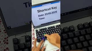 The MS Word Shortcut for CURRENT Date & Time That Updates Automatically — Secret Hack! #msword #tip