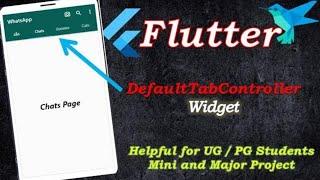 Flutter DefaultTabController | Flutter Tutorial | LPM Softtech