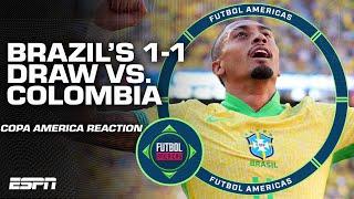 FULL REACTION: Brazil DRAW with Colombia in Copa America group play  | Futbol Americas