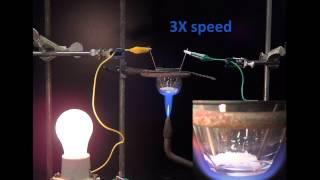 molten salt (NaCl) conducts electricity