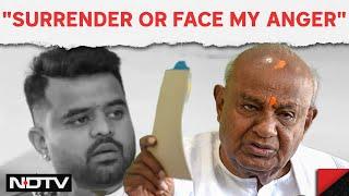 Prajwal Revanna Latest News | HD Deve Gowda To Grandson: "Surrender Or Face My Anger"