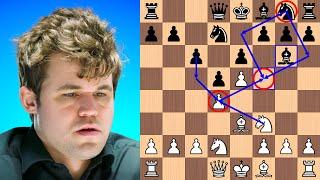 Magnus Carlsen's DOUBLE* Bishop Sacrifice vs the Caro-Kann
