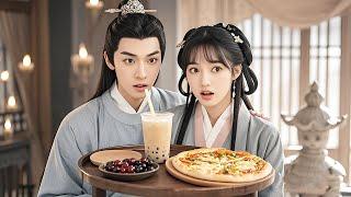 The girl traveled through ancient times, made pizza and milk tea, conquered the prince!