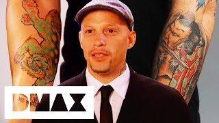 Ami James Designs Traditional Japanese Fu Dog & Samurai Tattoo | NY Ink