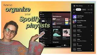 how to organize your Spotify playlists  digital organization tips