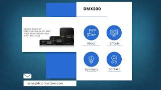 DEXON Systems - DMX200 Family product video