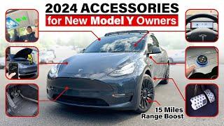 2024 Must Have Tesla Model Y Accessories for New Owners! #tesla