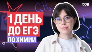 1 ДЕНЬ ДО ЕГЭ ПО ХИМИИ! ЧТО ПОВТОРЯТЬ??!! | Катя Строганова