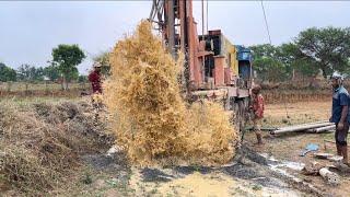 Borewell Drilling With Coconut water checking Method | 2 Hp Motor 135 Feet Deep boring | Borewells