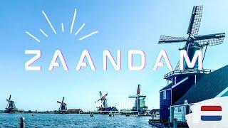 【4K  Zaandam】    Town walk •  Scenic & picturesque ⌜windmills⌟ • 