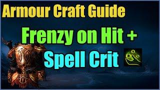 Crafting Guide: Frenzy on Hit + Spell Crit Body Armour