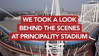 Inside the bits of the Principality Stadium you never get to see